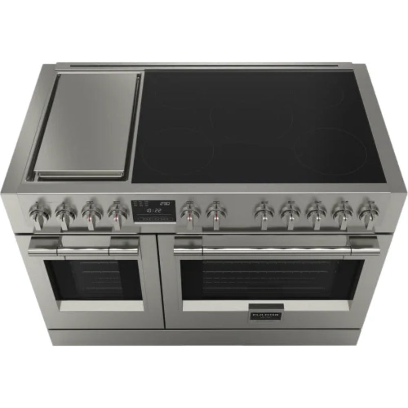Fulgor Milano Sofia 600 Series 48 Inch Freestanding Professional Induction Range with 5 Elements