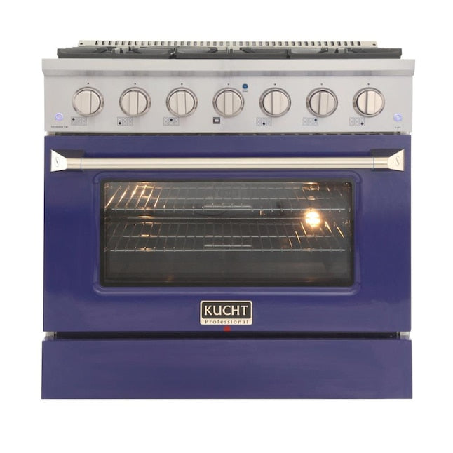 Kucht 36" Pro-Style Dual Fuel Range with 6 Burners