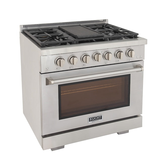 Kucht Professional 36" 5.2 cu. ft. Range with True Simmer Burners