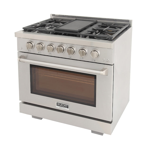 Kucht Professional 36" 5.2 cu. ft. Range with True Simmer Burners