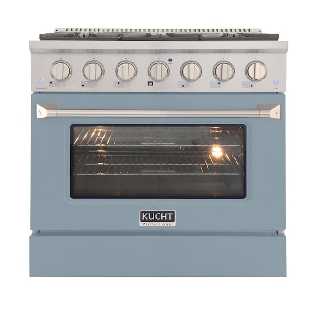 Kucht 36" Pro-Style Dual Fuel Range with 6 Burners