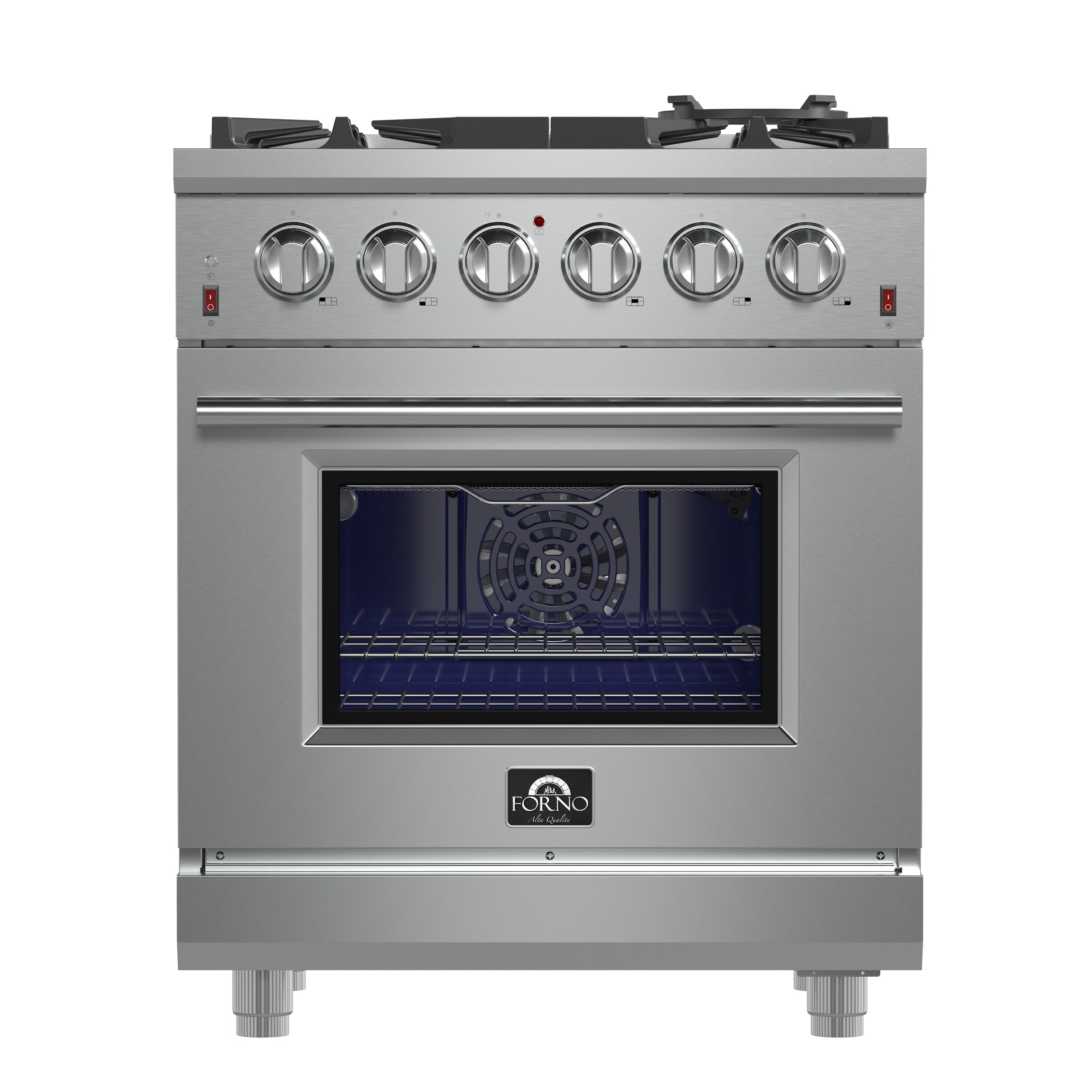 FORNO Massimo 30″ 4.32 cu. ft. Freestanding Gas Range with 5 Burners