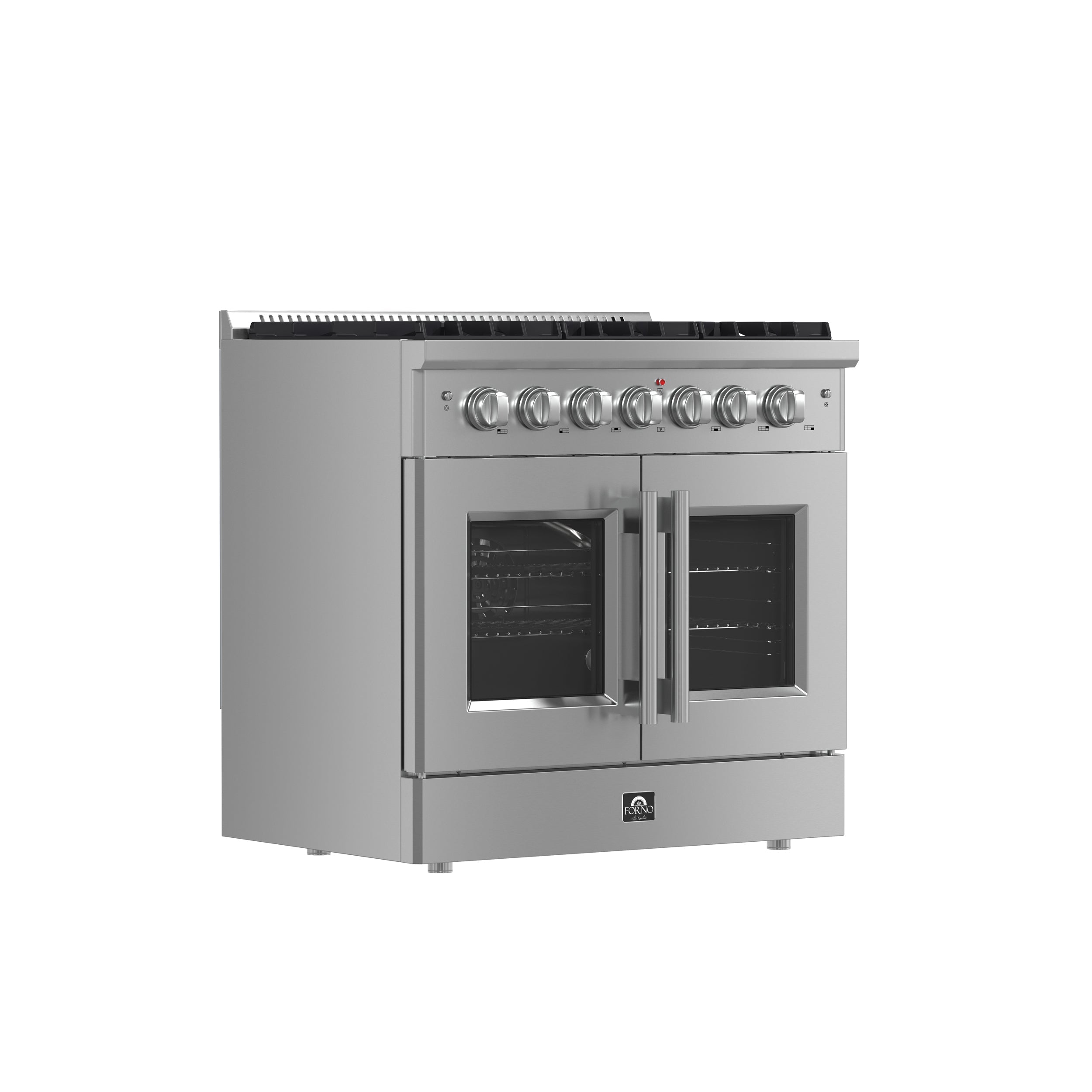 FORNO Galiano 36" 5.36 cu. ft. Freestanding Gas Range with French Door and 6 Burners