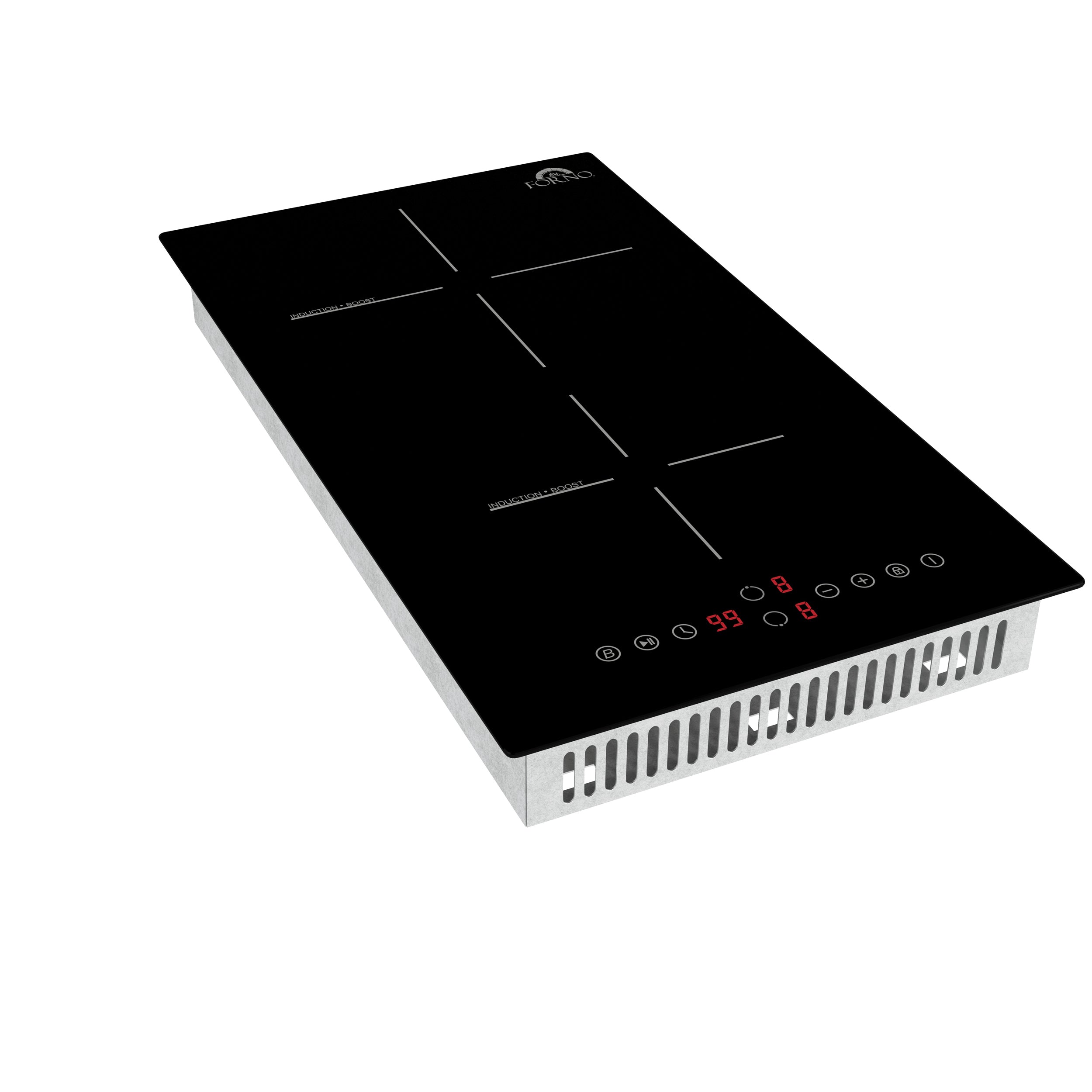 FORNO Parco 12" Touch Control Induction Cooktop with 2 Elements