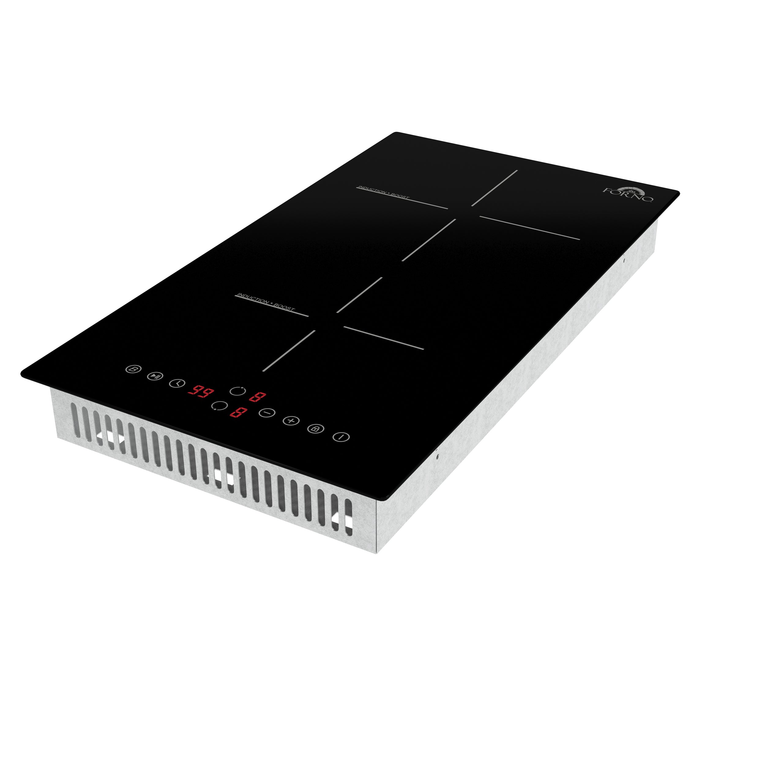 FORNO Parco 12" Touch Control Induction Cooktop with 2 Elements