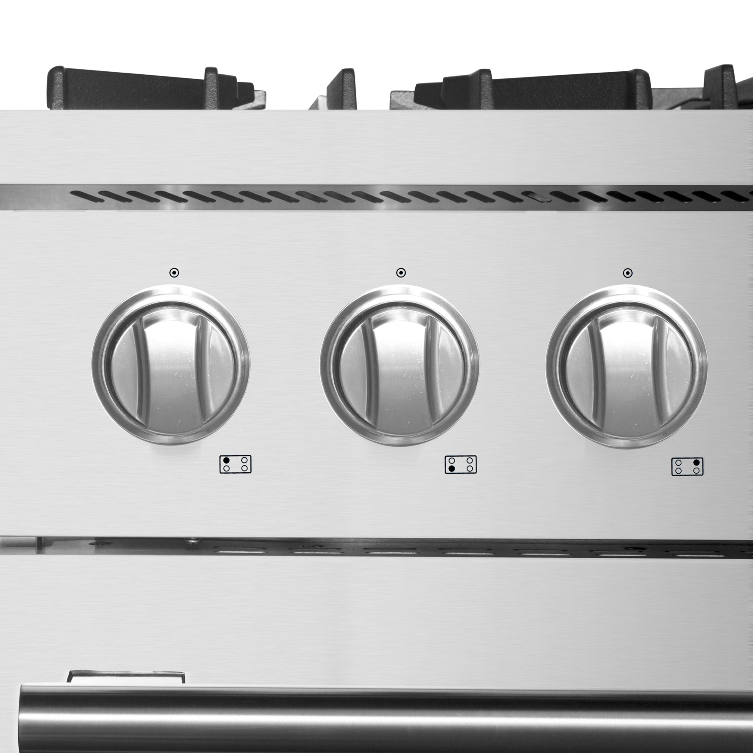 FORNO Marco 30" 4.32 cu. ft. Dual Fuel Range in Stainless Steel with 4 Sealed Burners