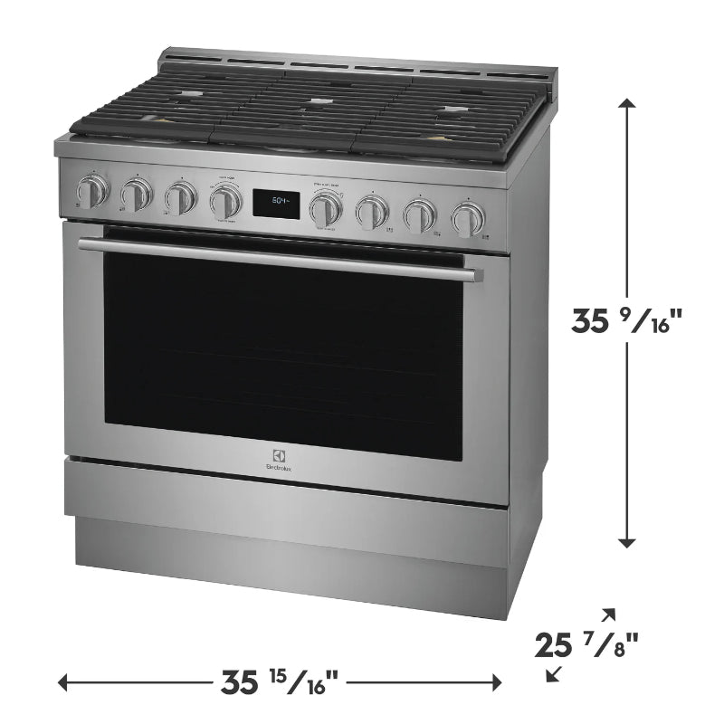 Electrolux 36 Front Control Freestanding Gas Range