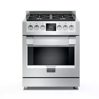 Fulgor Milano Sofia Series 30 Inch Dual Fuel Sofia Range with 4 Burners