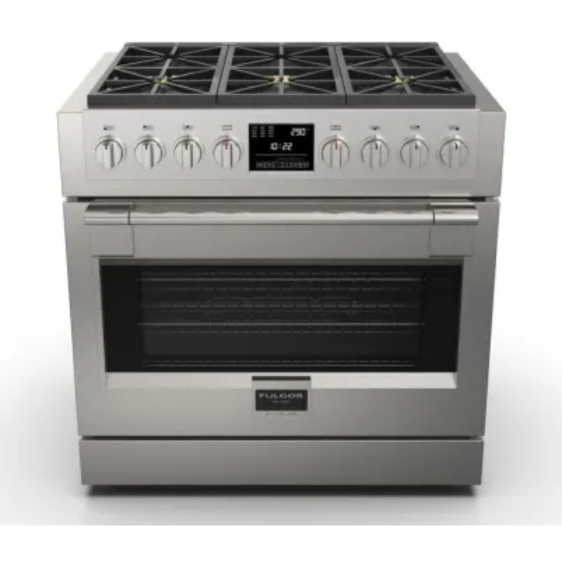 Fulgor Milano Sofia Series 36" Dual Fuel Sofia Range with 6 Burners and 5.7 cu. ft. True European Convection Oven