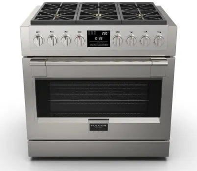 Fulgor Milano Sofia Series 36" Dual Fuel Sofia Range with 6 Burners and 5.7 cu. ft. True European Convection Oven