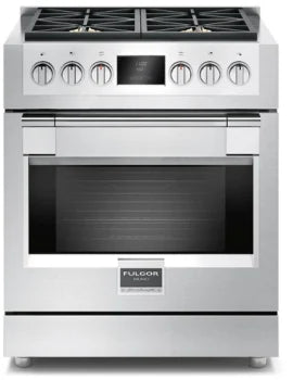 Fulgor Milano Sofia Series 30 Inch Professional Gas Range with Nova Broiling System