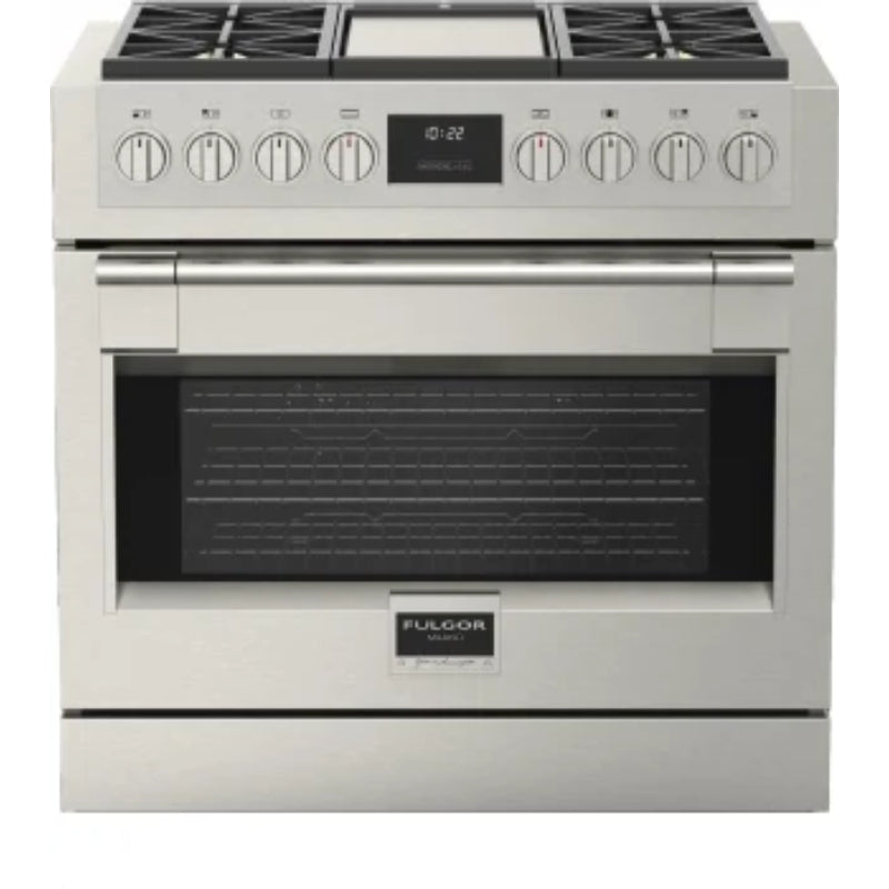 Fulgor Milano Sofia 600 Series 36 Inch Freestanding Professional Gas Range with 4 Sealed Burners