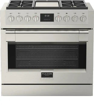 Fulgor Milano Sofia 600 Series 36 Inch Freestanding Professional Gas Range with 4 Sealed Burners