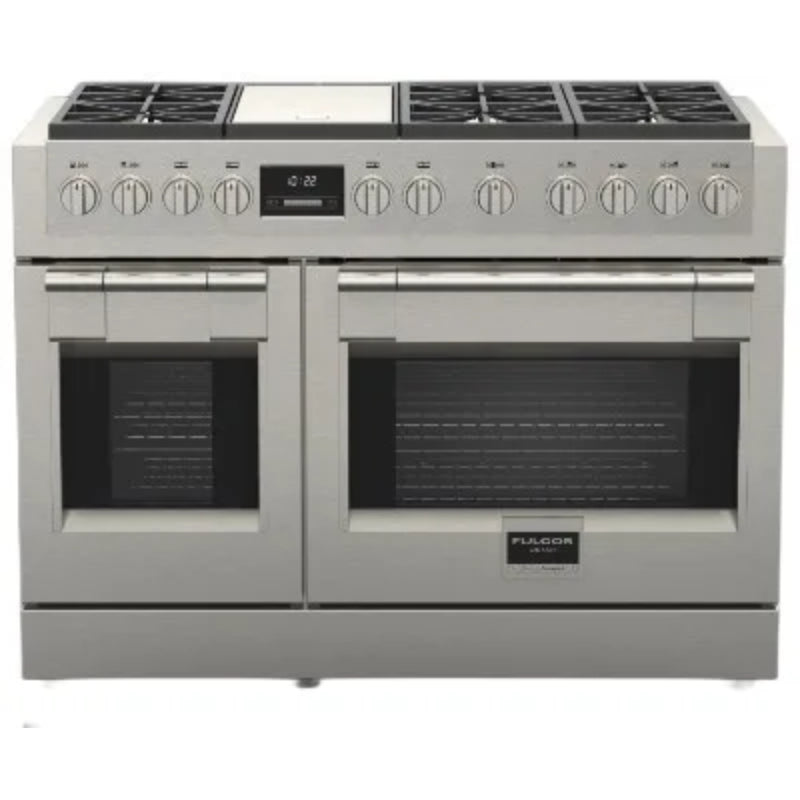 Fulgor Milano Sofia Series 48 Inch Freestanding Professional Gas Range with 6 Dual Flame Sealed Burners