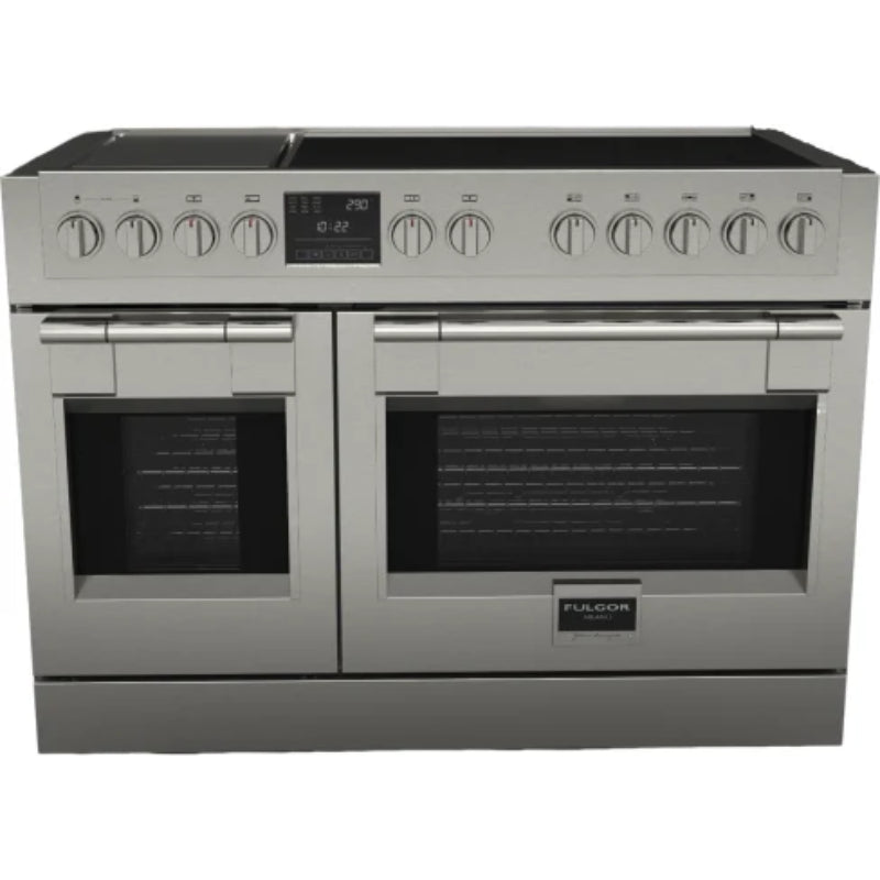 Fulgor Milano Sofia 600 Series 48 Inch Freestanding Professional Induction Range with 5 Elements