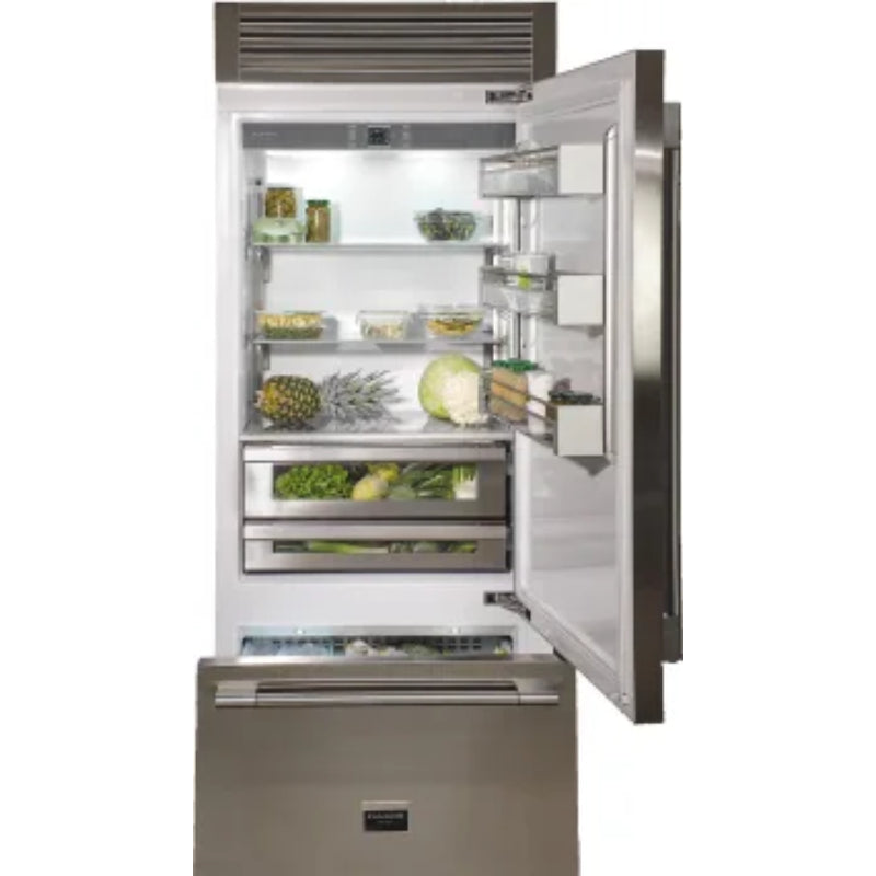 Fulgor Milano Sofia 700 Series 36 Inch Built-In Bottom Freezer Refrigerator with 18.5 cu. ft. Total Capacity