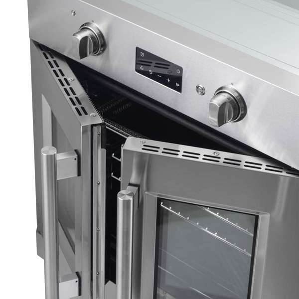 FORNO Asti 30" 3.58 cu. ft. French Door Electric Wall Oven with Air Fry, Self-Clean and Sous Vide