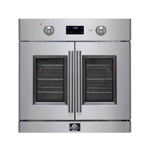 FORNO Asti 30" 3.58 cu. ft. French Door Electric Wall Oven with Air Fry, Self-Clean and Sous Vide