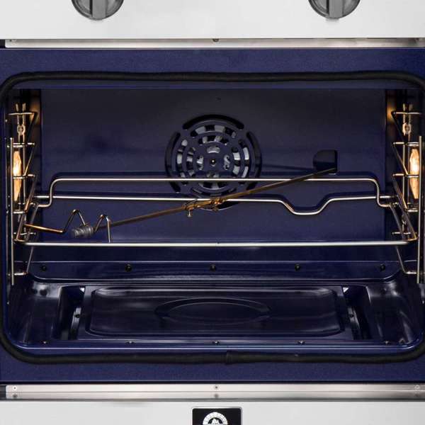 FORNO Gallico 30" 3.58 cu. ft. French Door Electric Wall Oven with Telescopic Racks, Air Fry, Self-Clean and Sous Vide