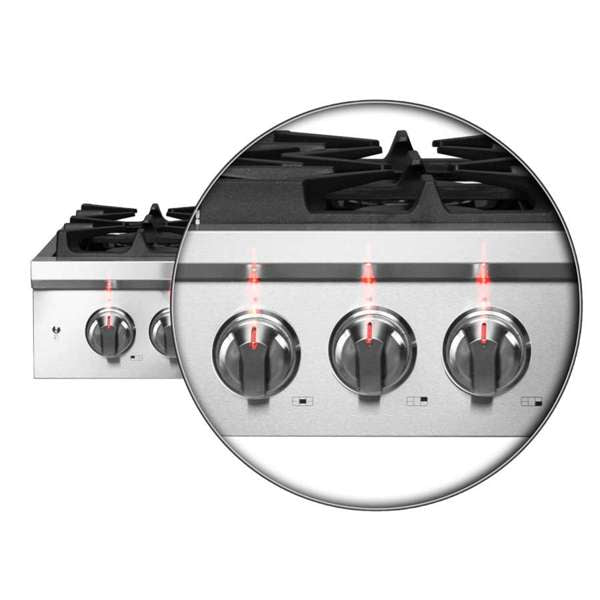 FORNO Spezia 30" Gas Rangetop with 5 Sealed Burners in Stainless Steel