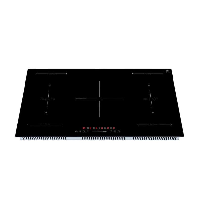 FORNO Ornonzo 36-Inch Induction Cooktop, 5 Zones, 2 Flex-Zones, 10200W, Touch Control, 9 Power Levels