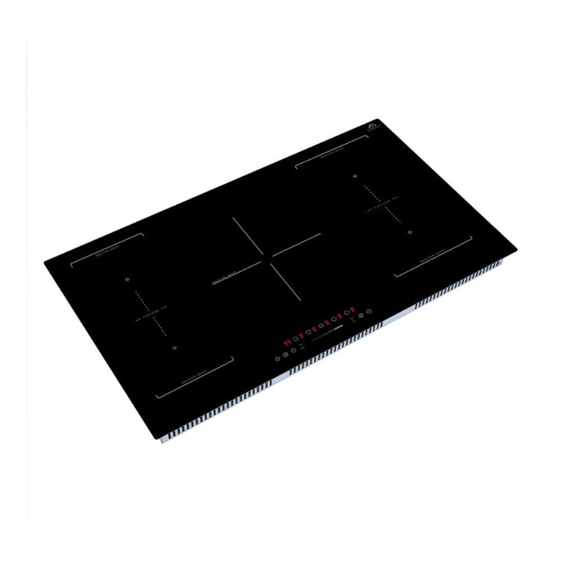 FORNO Ornonzo 36-Inch Induction Cooktop, 5 Zones, 2 Flex-Zones, 10200W, Touch Control, 9 Power Levels