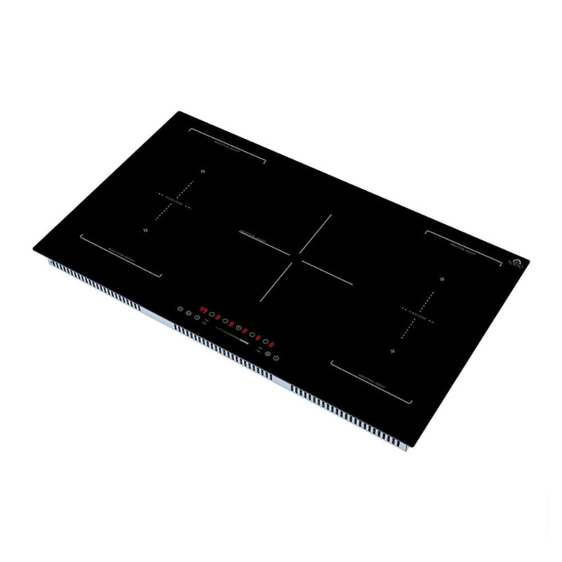 FORNO Ornonzo 36-Inch Induction Cooktop, 5 Zones, 2 Flex-Zones, 10200W, Touch Control, 9 Power Levels