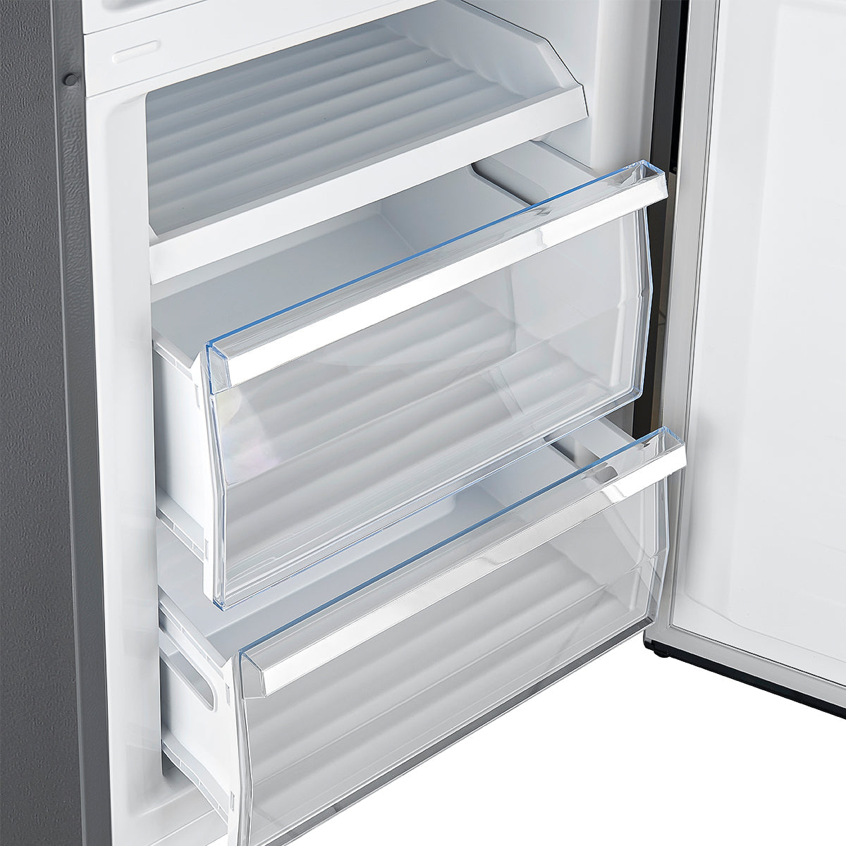 FORNO Guardia 23.4" 10.8 cu. ft. Right Swing Refrigerator with Bottom Freezer in Stainless Steel