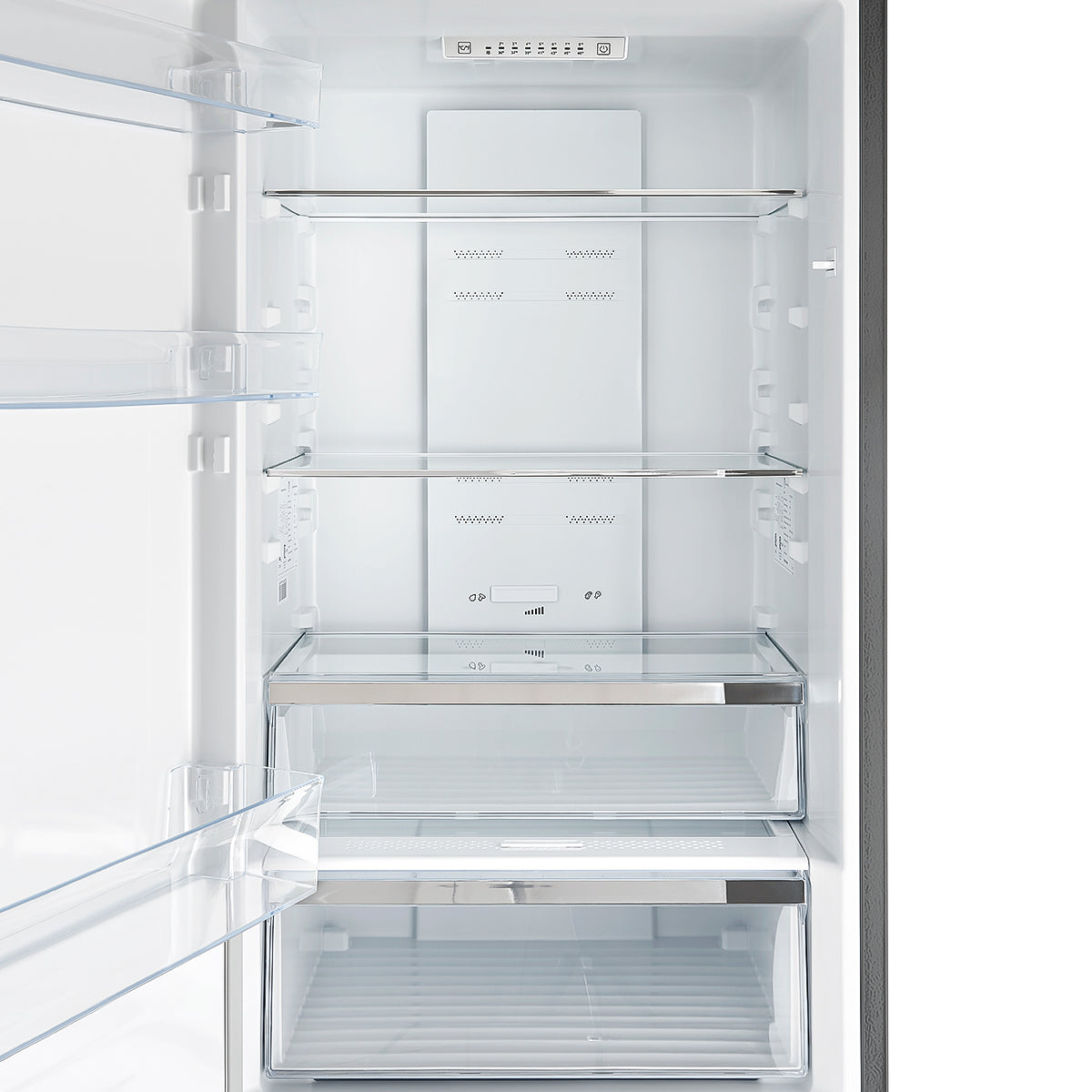 FORNO Guardia 46.8" 21.6 cu. ft. Bottom Mount Refrigerator in Stainless Steel