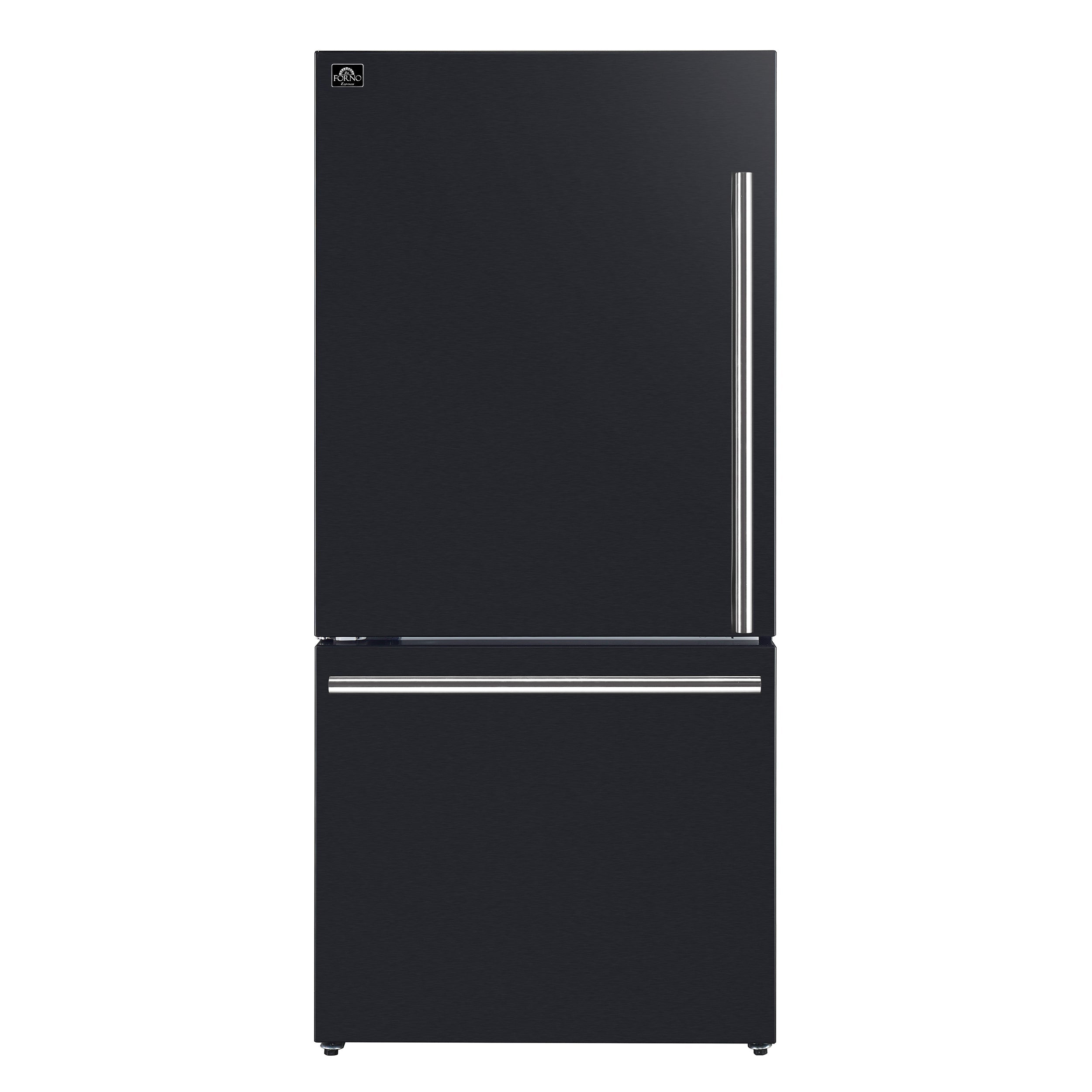 FORNO Espresso Milano 31" 17.2 cu. ft. Refrigerator and Bottom Freezer with Ice Maker