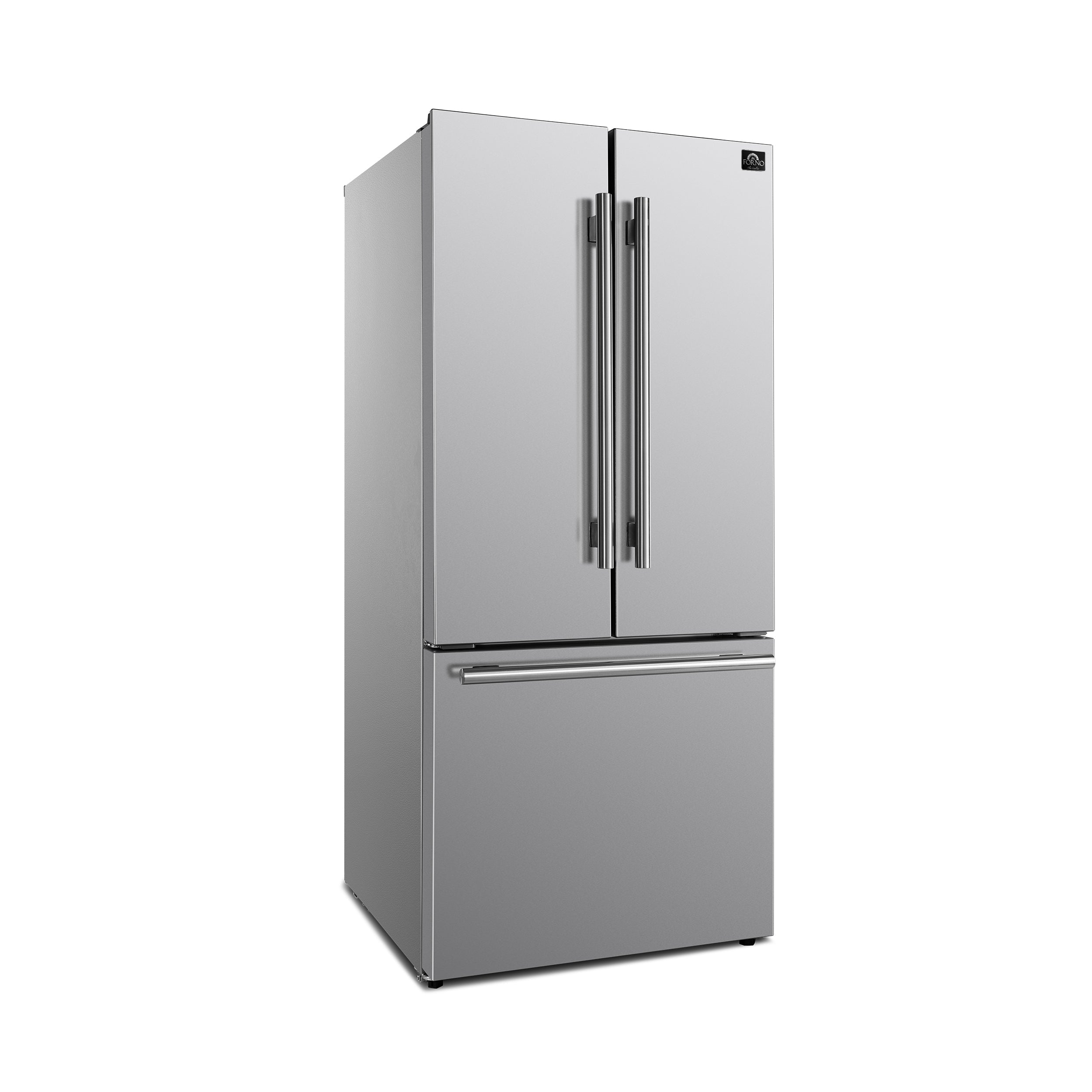 FORNO Gallipoli 30" 17.5 cu. ft. French Door Built-In Refrigerator with Ice Maker