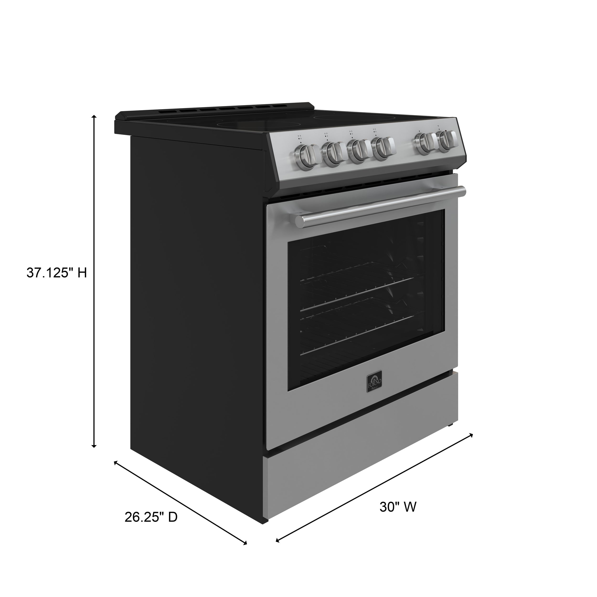 FORNO Espresso Leonardo 30" 5 cu. ft. Electric Range