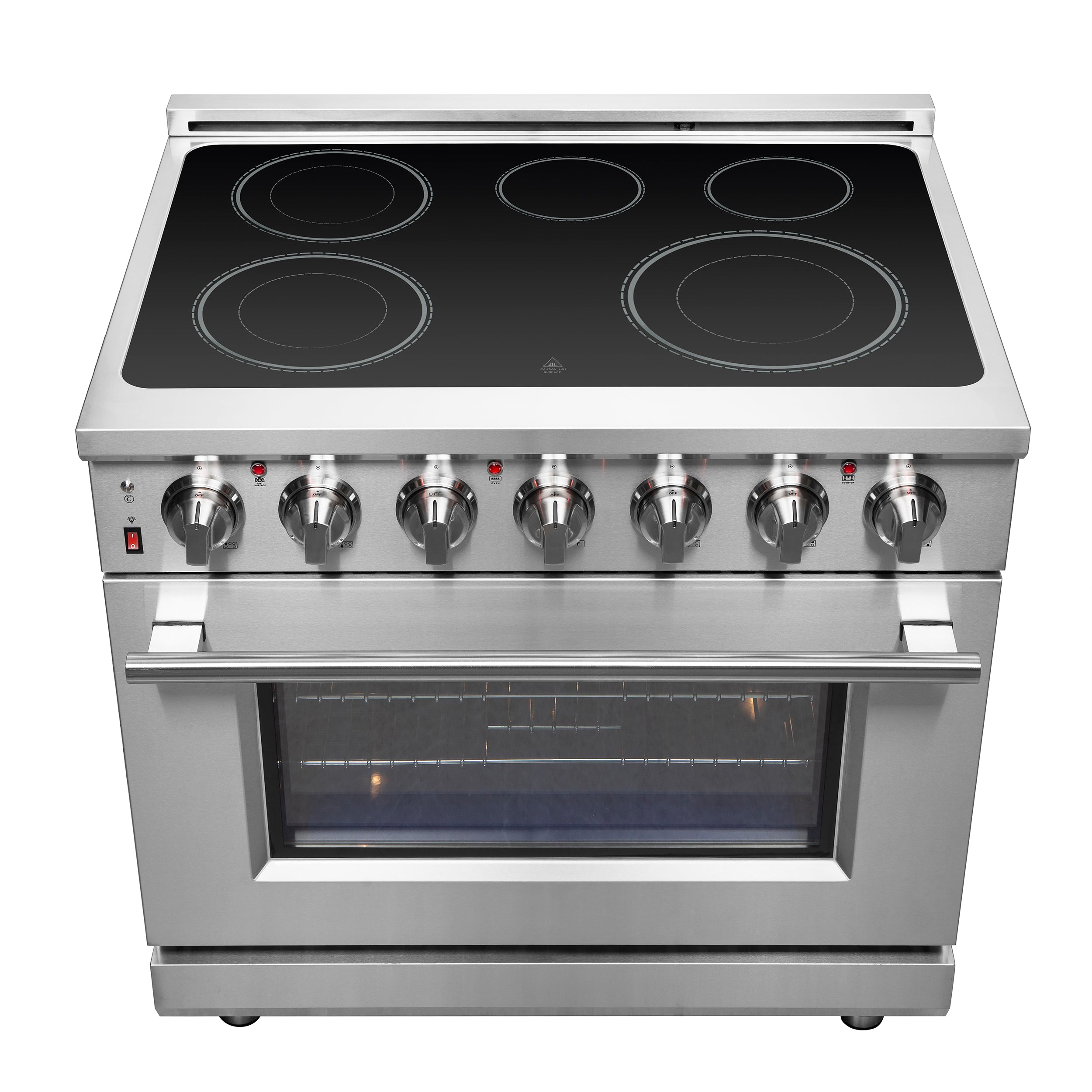 FORNO Massimo 36" 5.36 cu. ft. Freestanding Electric Range with 5 Elements