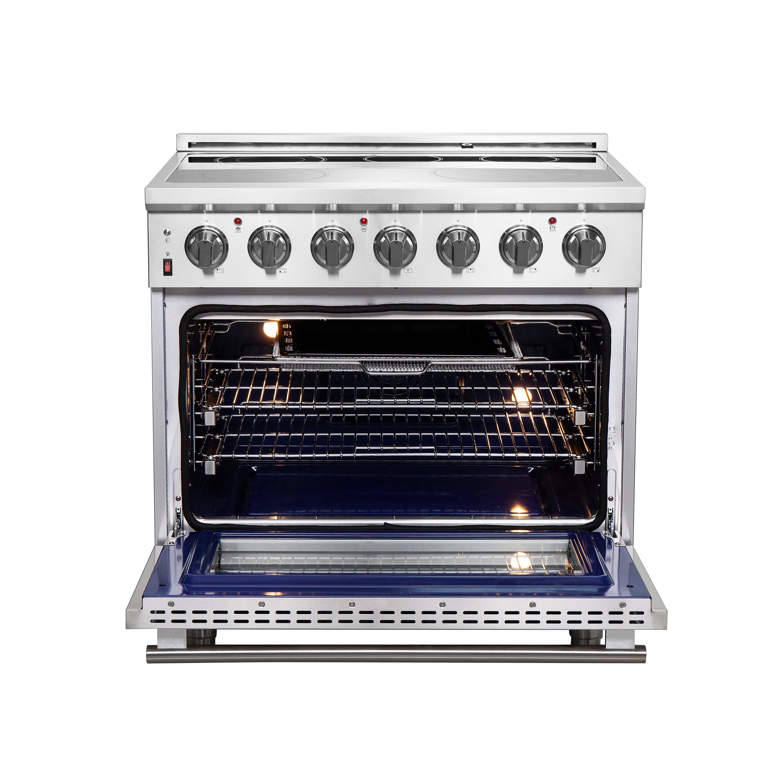 FORNO Massimo 36" 5.36 cu. ft. Freestanding Electric Range with 5 Elements