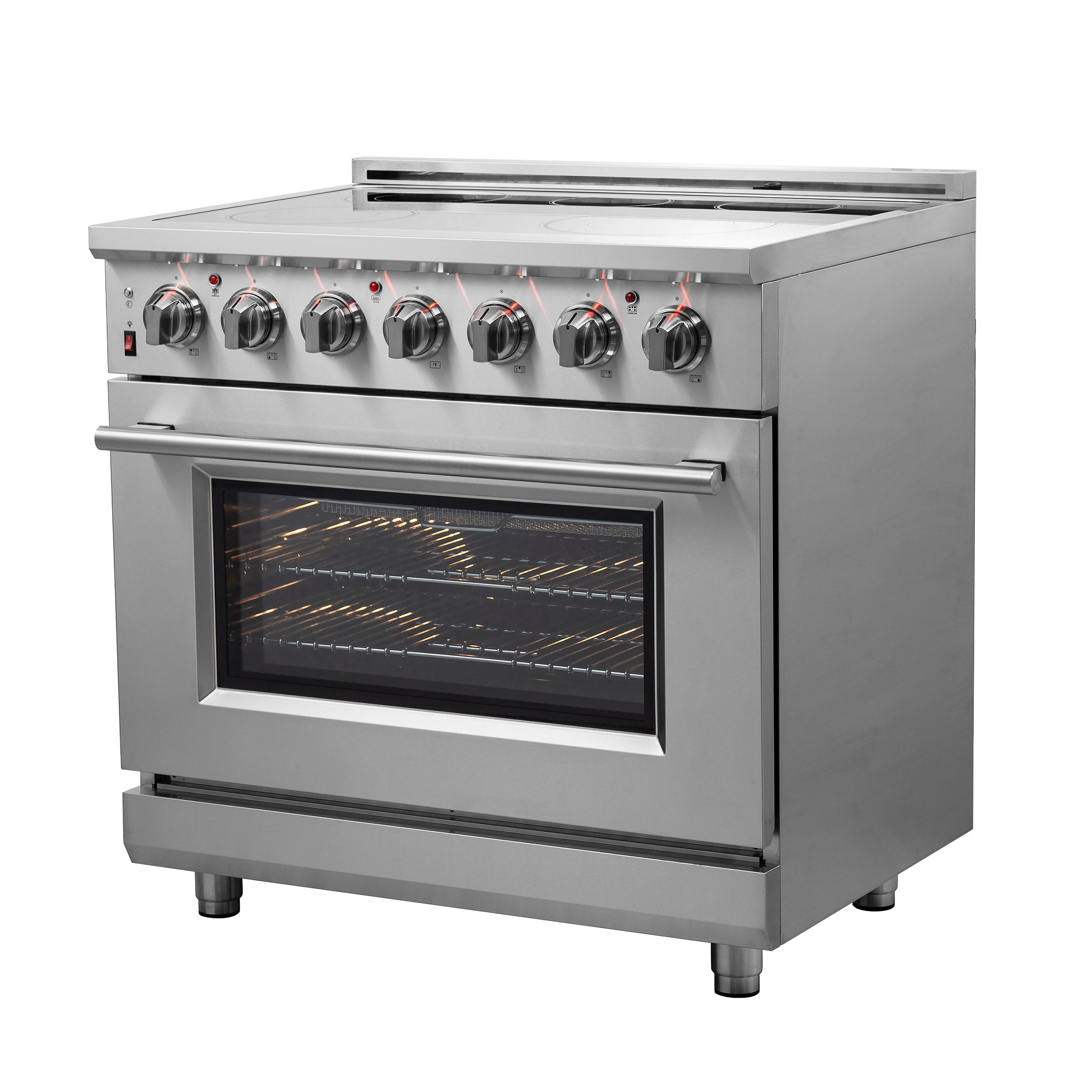 FORNO Massimo 36" 5.36 cu. ft. Freestanding Electric Range with 5 Elements