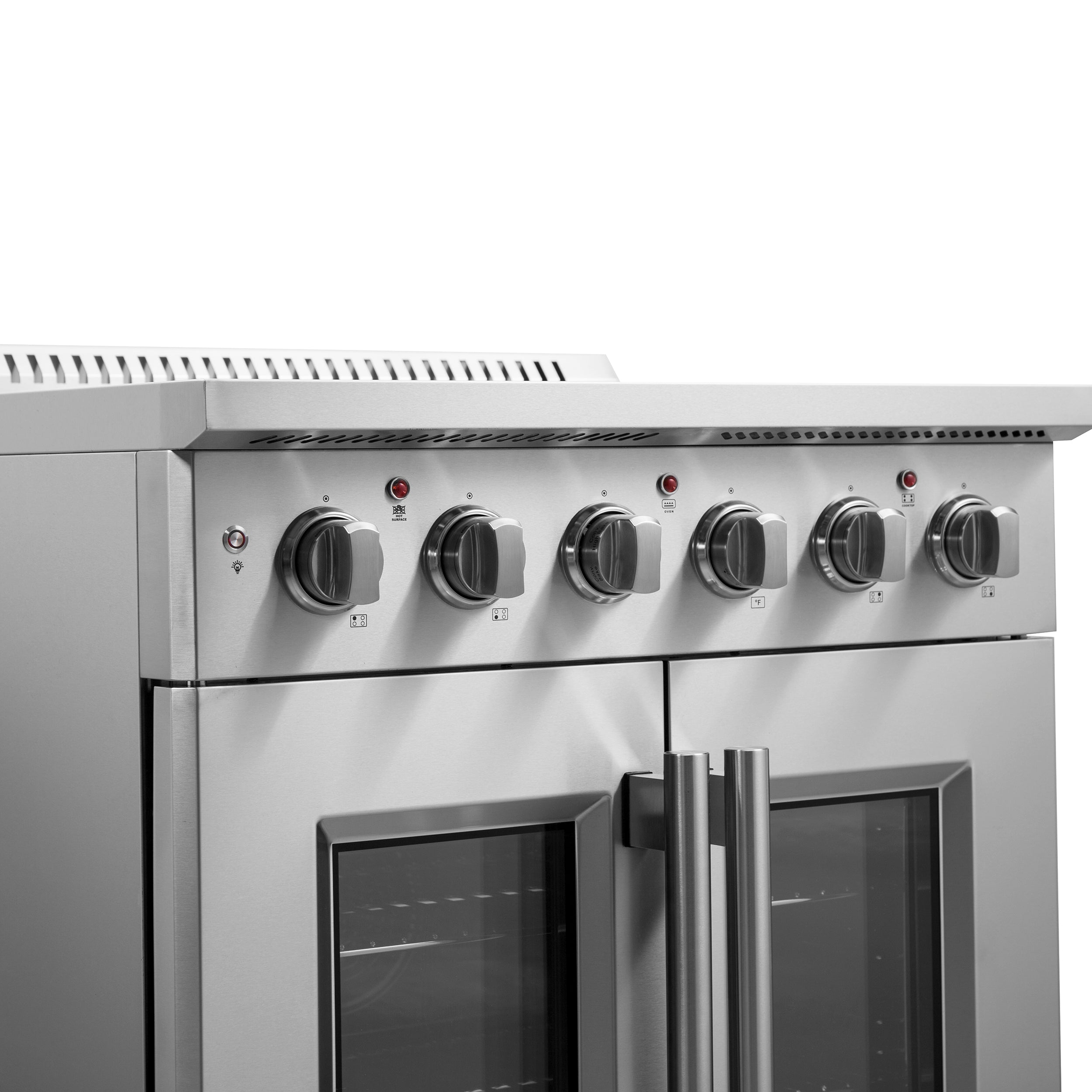 FORNO Galiano 30" 4.32 cu. ft. Freestanding Electric Range with French Door in Stainless Steel