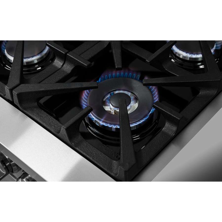 FORNO Massimo 36″ 5.36 cu. ft. Freestanding Dual Fuel Range with 6 Burners