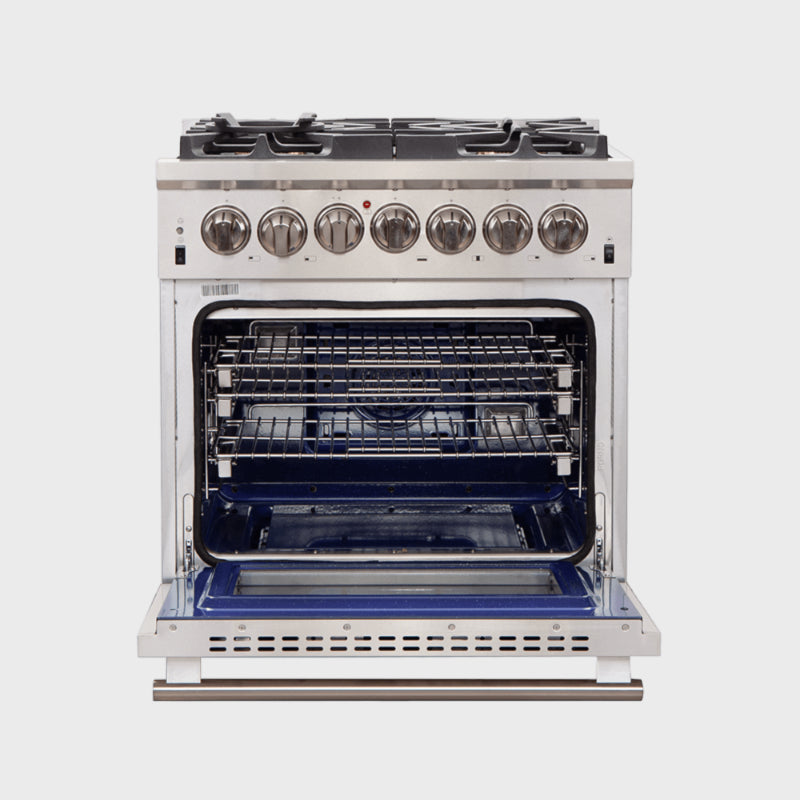 FORNO Capriasca 30" Freestanding Dual Fuel Range