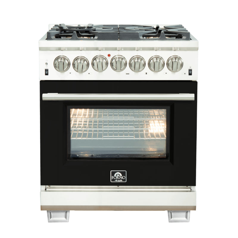 FORNO Capriasca 30" Freestanding Dual Fuel Range