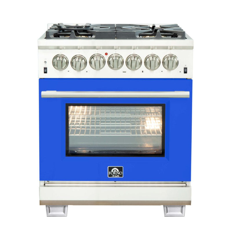 FORNO Capriasca 30" Freestanding Dual Fuel Range