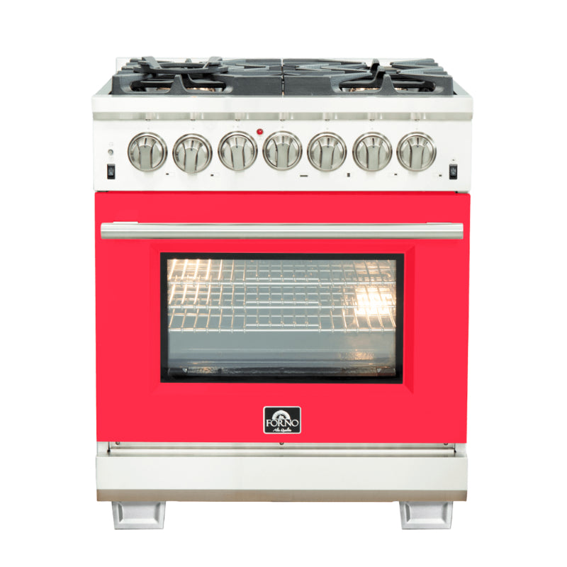 FORNO Capriasca 30" Freestanding Dual Fuel Range