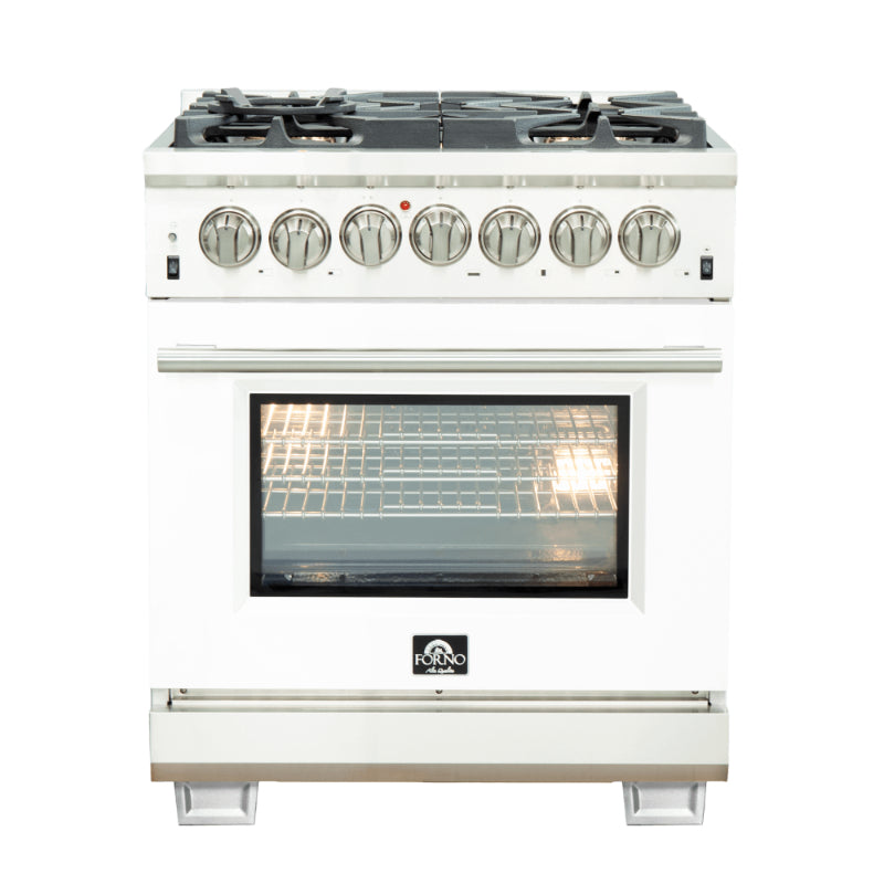 FORNO Capriasca 30" Freestanding Dual Fuel Range