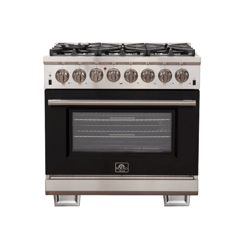 FORNO Capriasca 36" Freestanding Dual Fuel Range