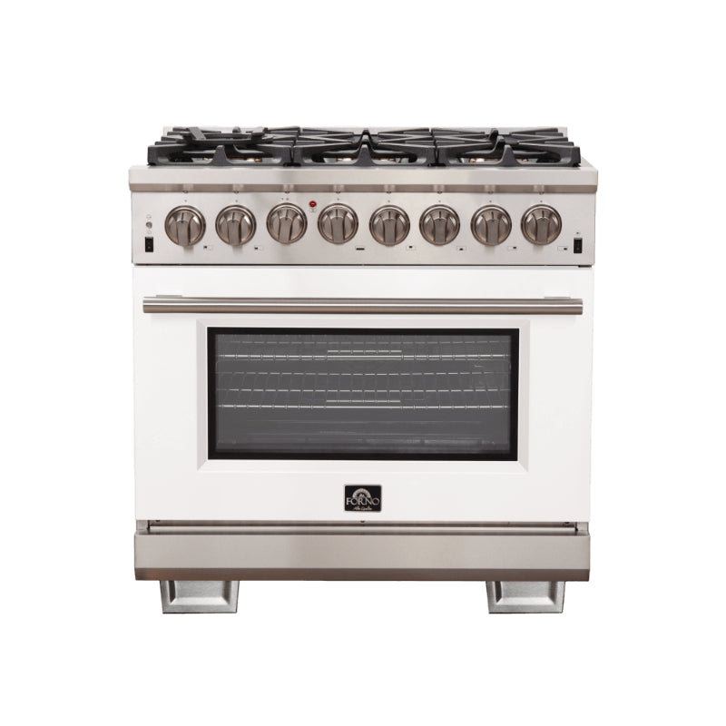 FORNO Capriasca 36" Freestanding Dual Fuel Range