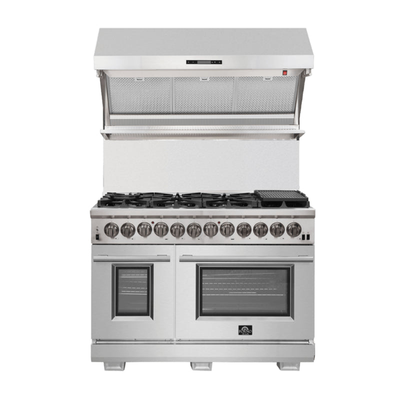 FORNO Capriasca 48" Freestanding Dual Fuel Range