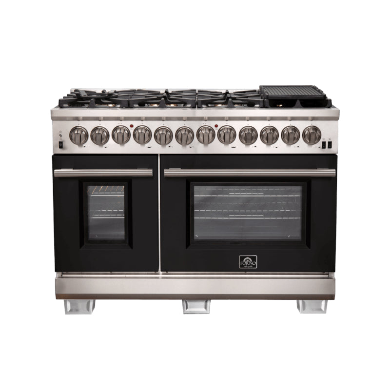 FORNO Capriasca 48" Freestanding Dual Fuel Range