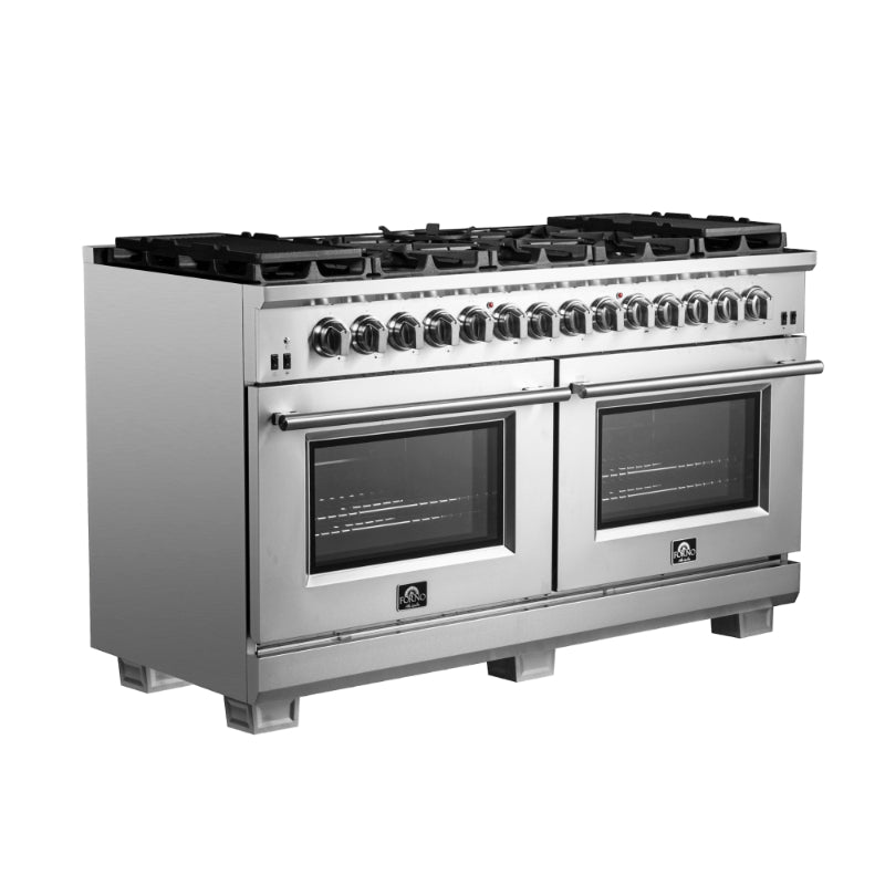 FORNO Capriasca 60" Freestanding Dual Fuel Range