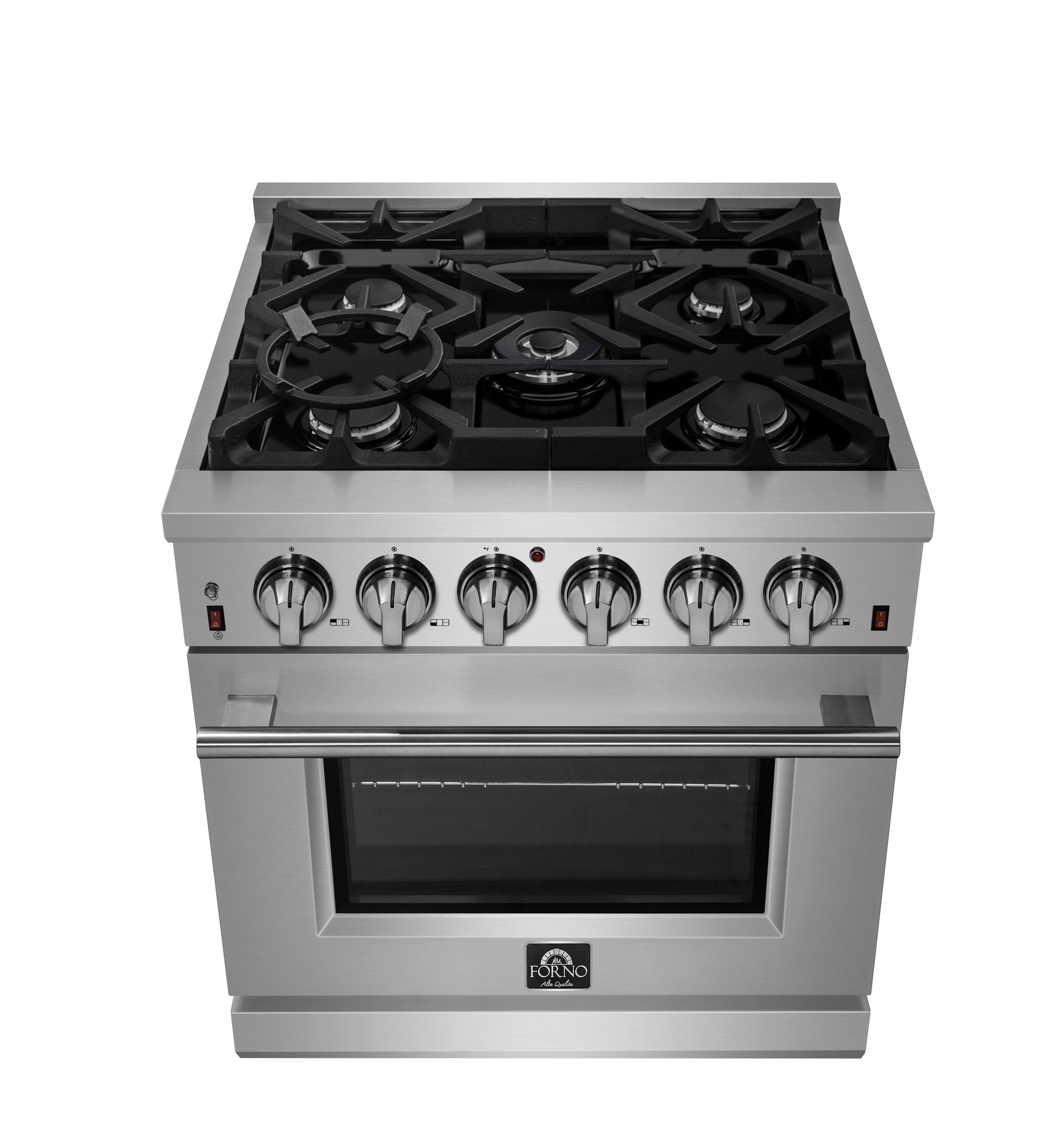 FORNO Massimo 30″ 4.32 cu. ft. Freestanding Gas Range with 5 Burners