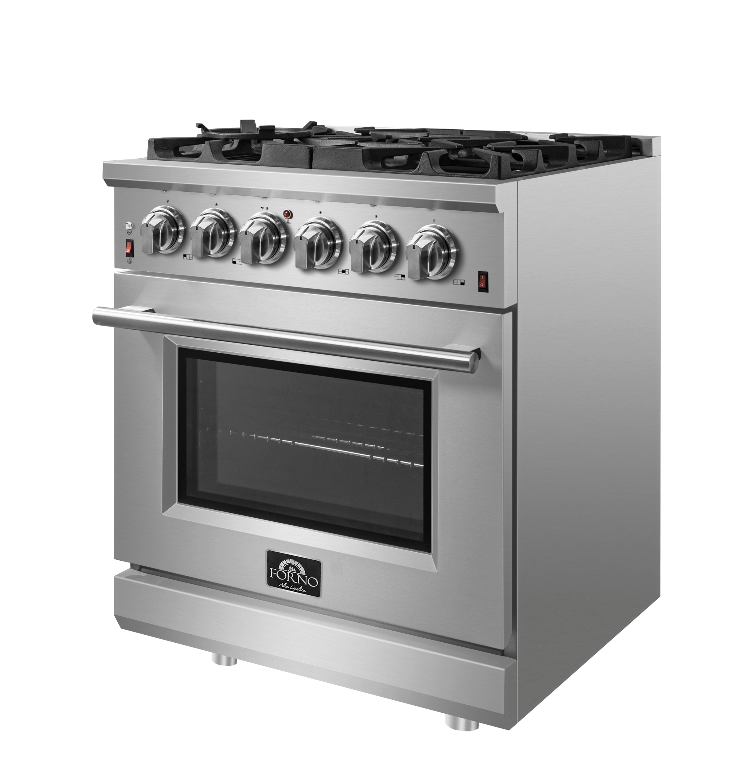 FORNO Massimo 30″ 4.32 cu. ft. Freestanding Gas Range with 5 Burners