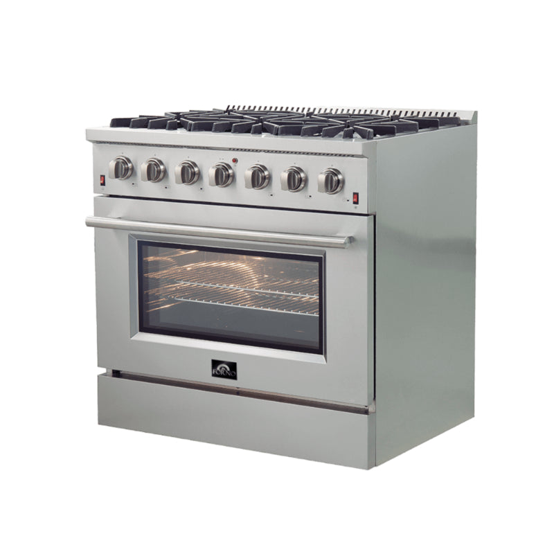 FORNO Galiano 36" Freestanding Gas Range